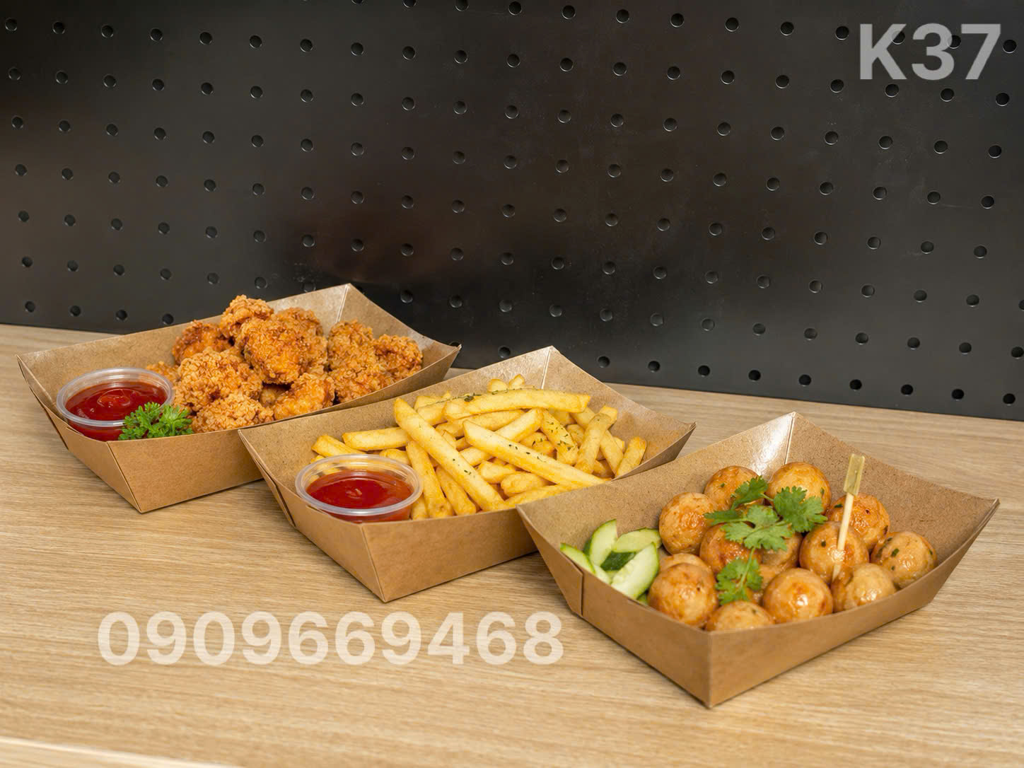 KHAY GIẤY KRAFT THỰC PHẨM